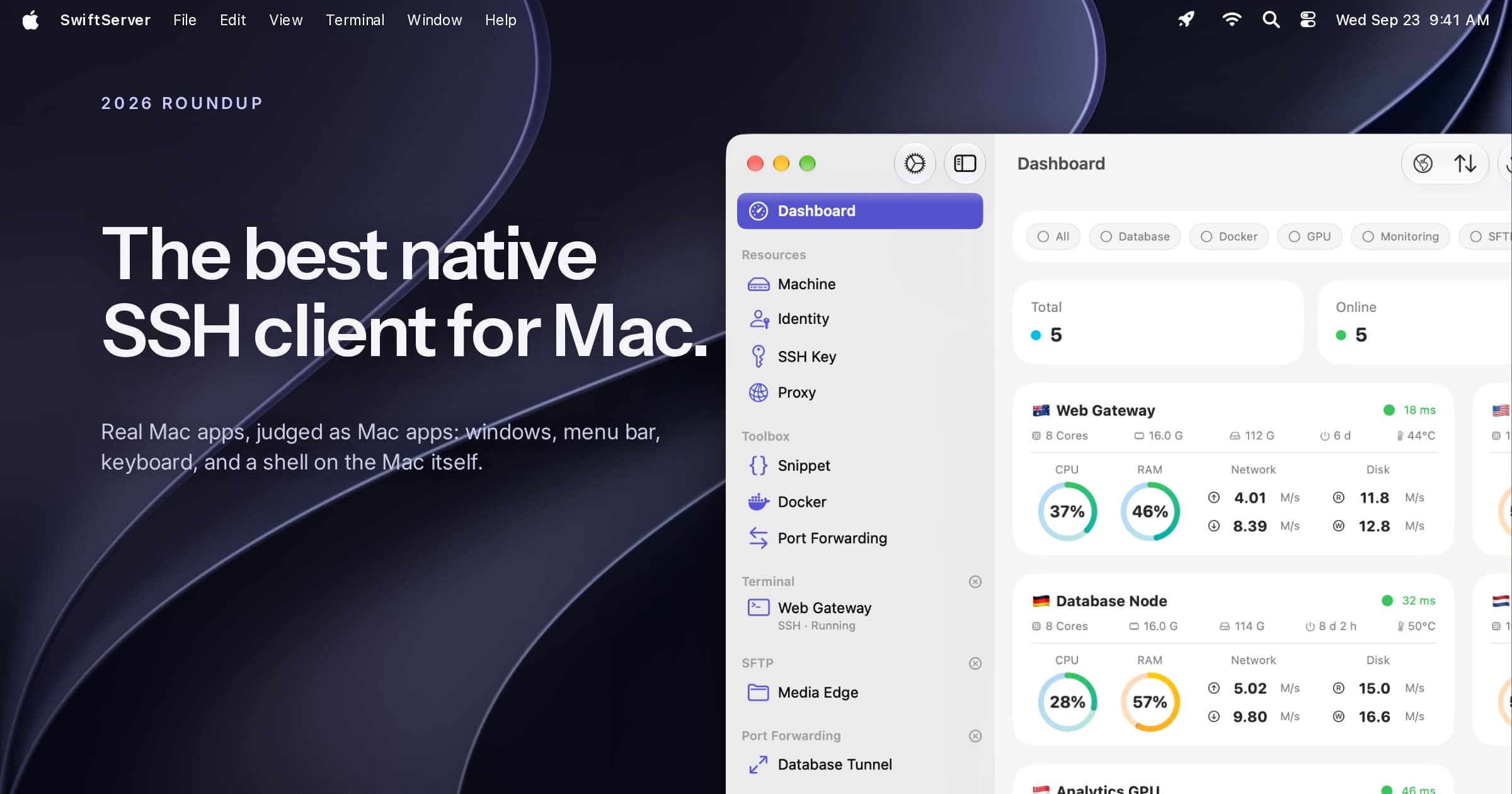 2026 年 Mac 上最好用的原生 SSH 客户端