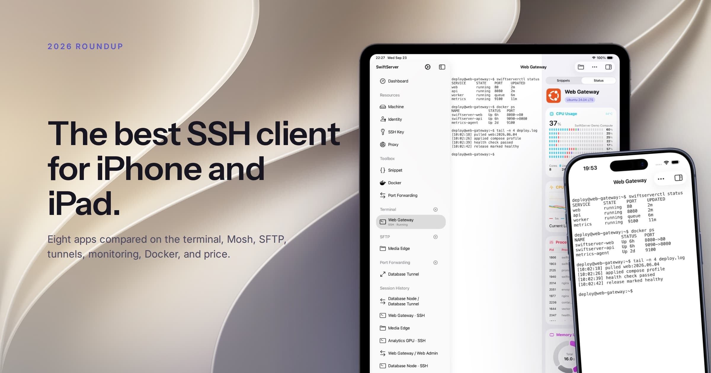 2026 年 iPhone 上最好用的 SSH 客户端